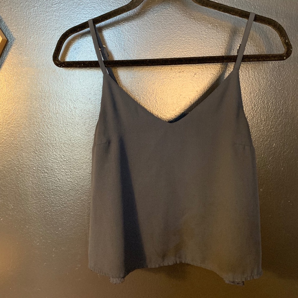 Abercrombie Crop Lace Tank, XS